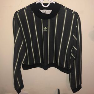 Adidas Stripped Sweater/Hoodie w/ #21 on back!
